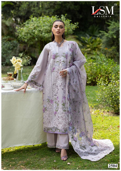 Parian Dream Vol 25 Lsm Galleria Lawn Cotton Karachi Salwar Suits Manufacturer Ahmedabad