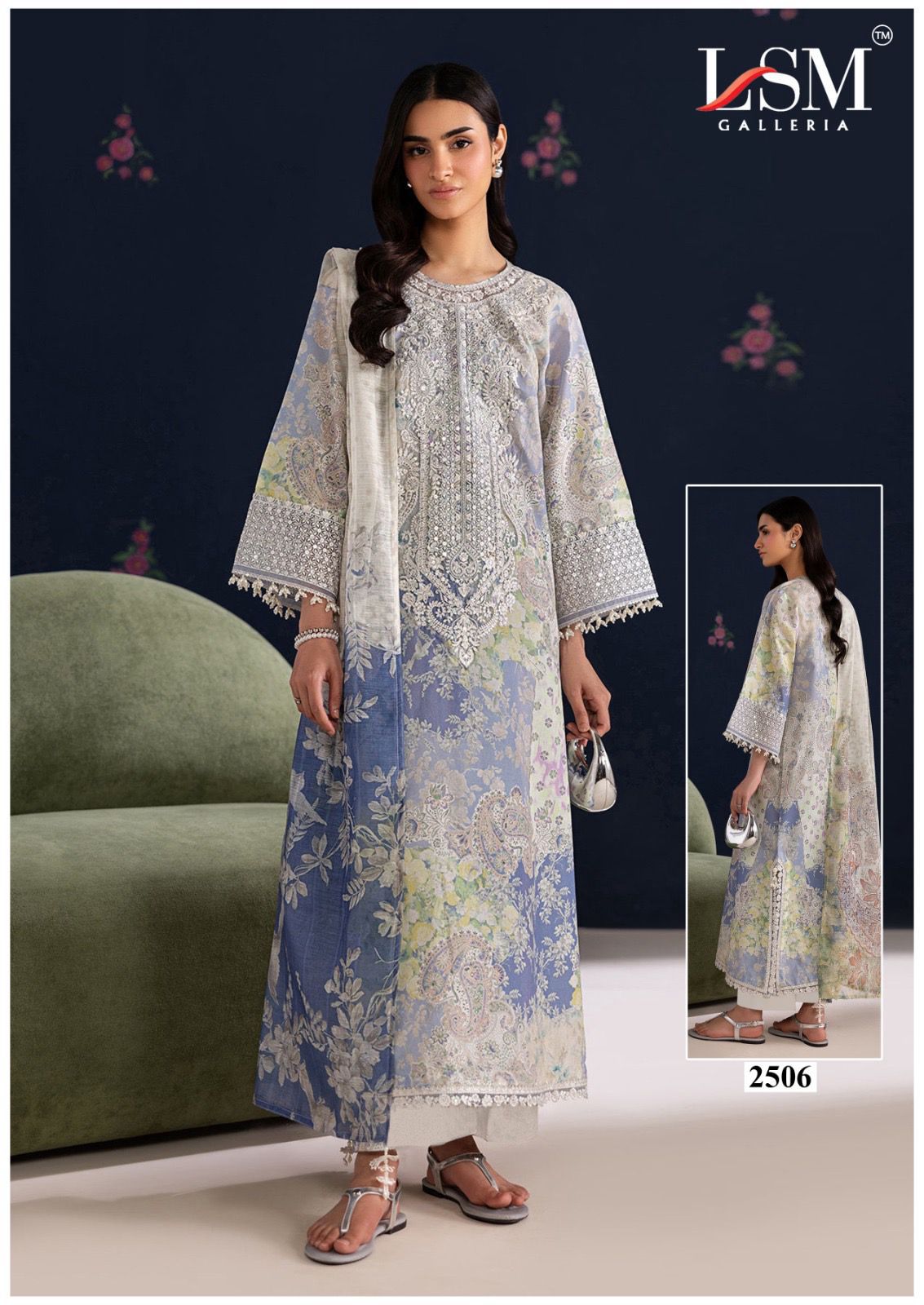 Parian Dream Vol 25 Lsm Galleria Lawn Cotton Karachi Salwar Suits Manufacturer Ahmedabad