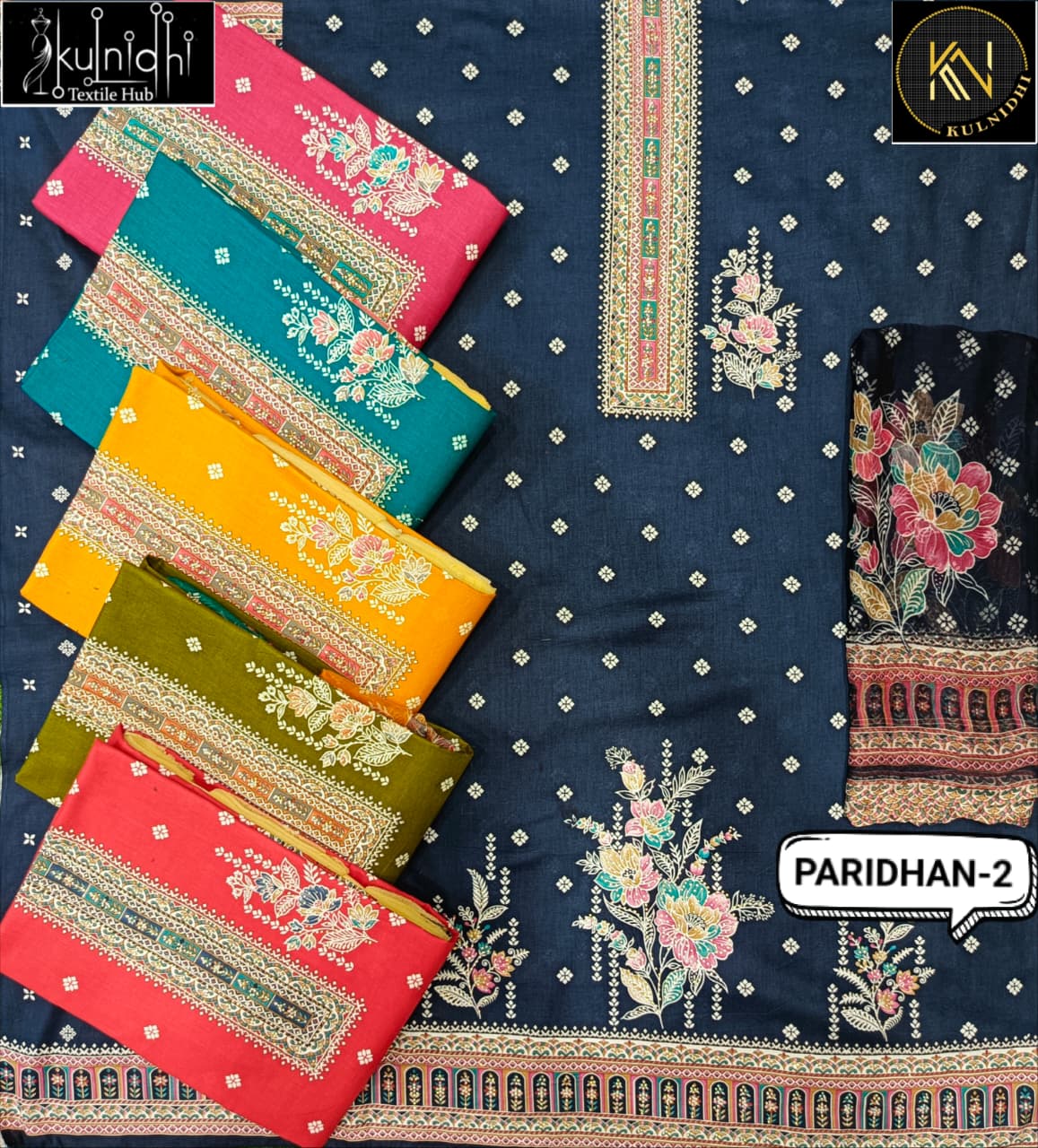 Paridhan Kulnidhi Cambric Salwar Suits Exporter India