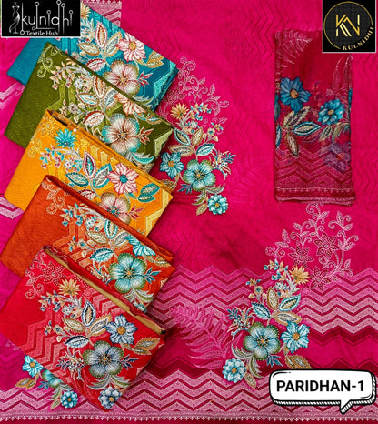 Paridhan Kulnidhi Cambric Salwar Suits Exporter India