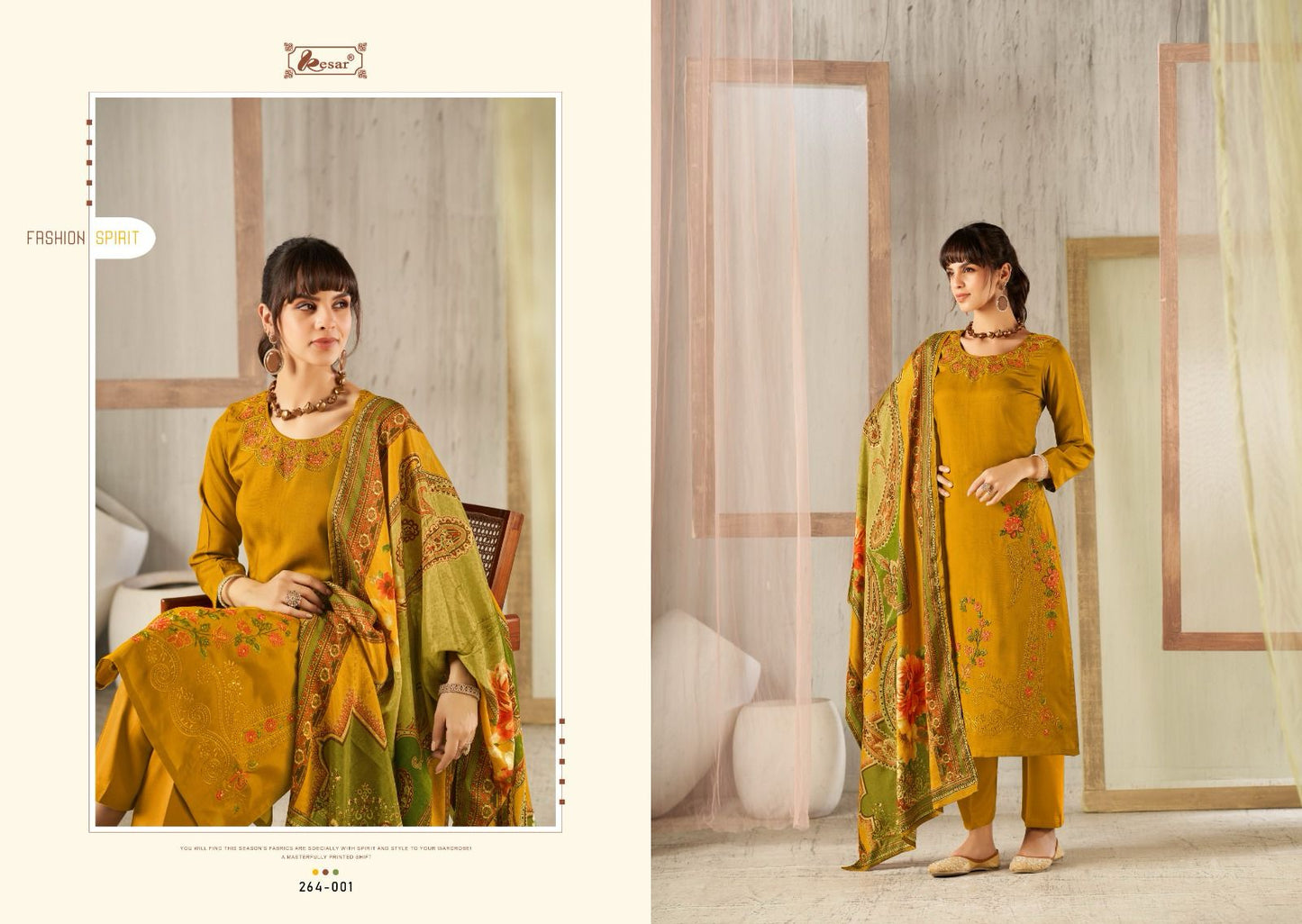 Paridhan Special Designer Collection Kesar Viscose Muslin Karachi Salwar Suits Exporter