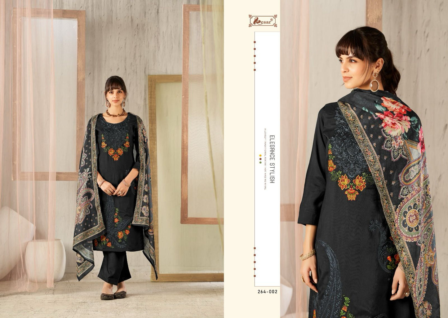 Paridhan Special Designer Collection Kesar Viscose Muslin Karachi Salwar Suits Exporter