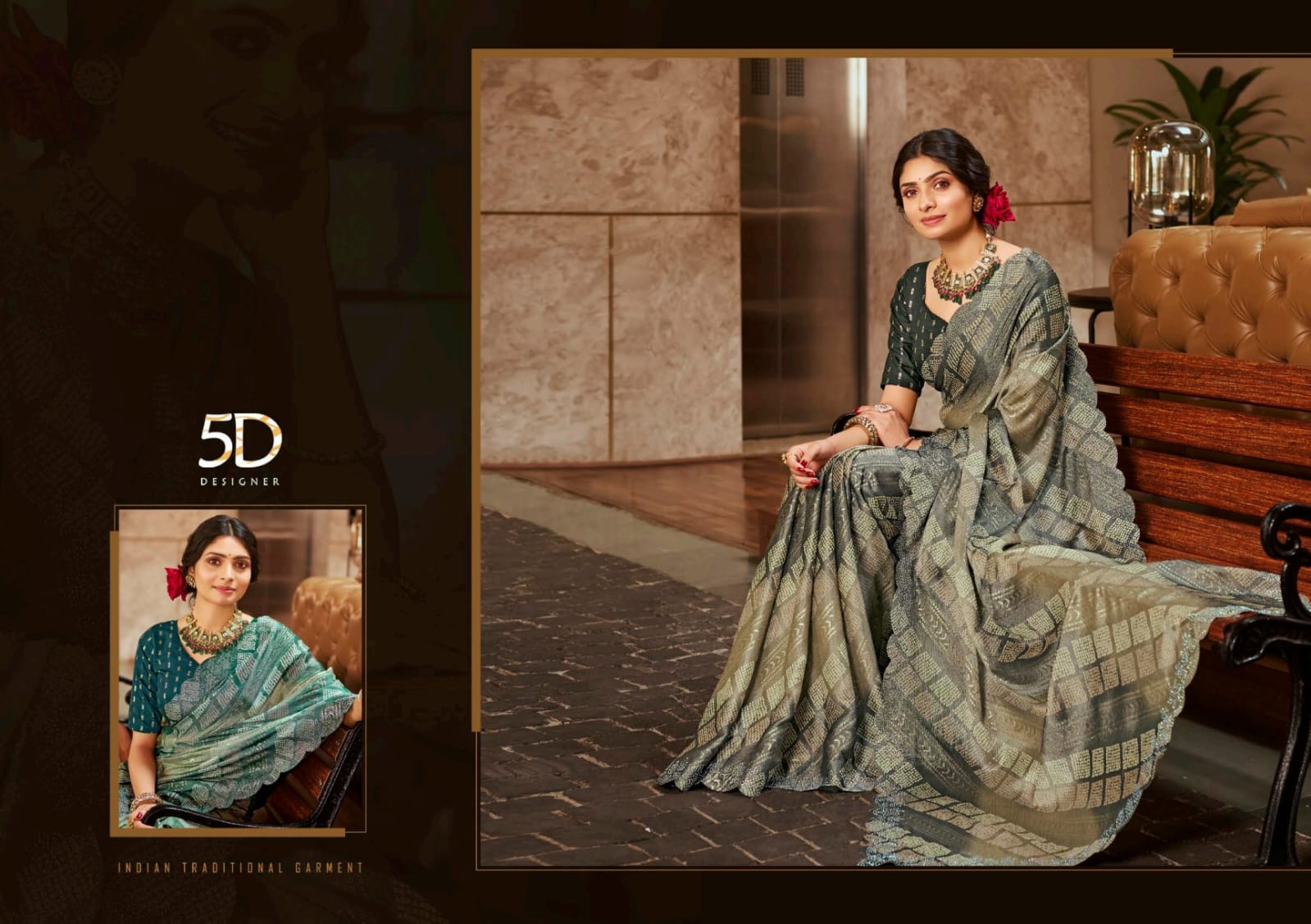 Paridhi-2 5D Designer Chiffon Sarees