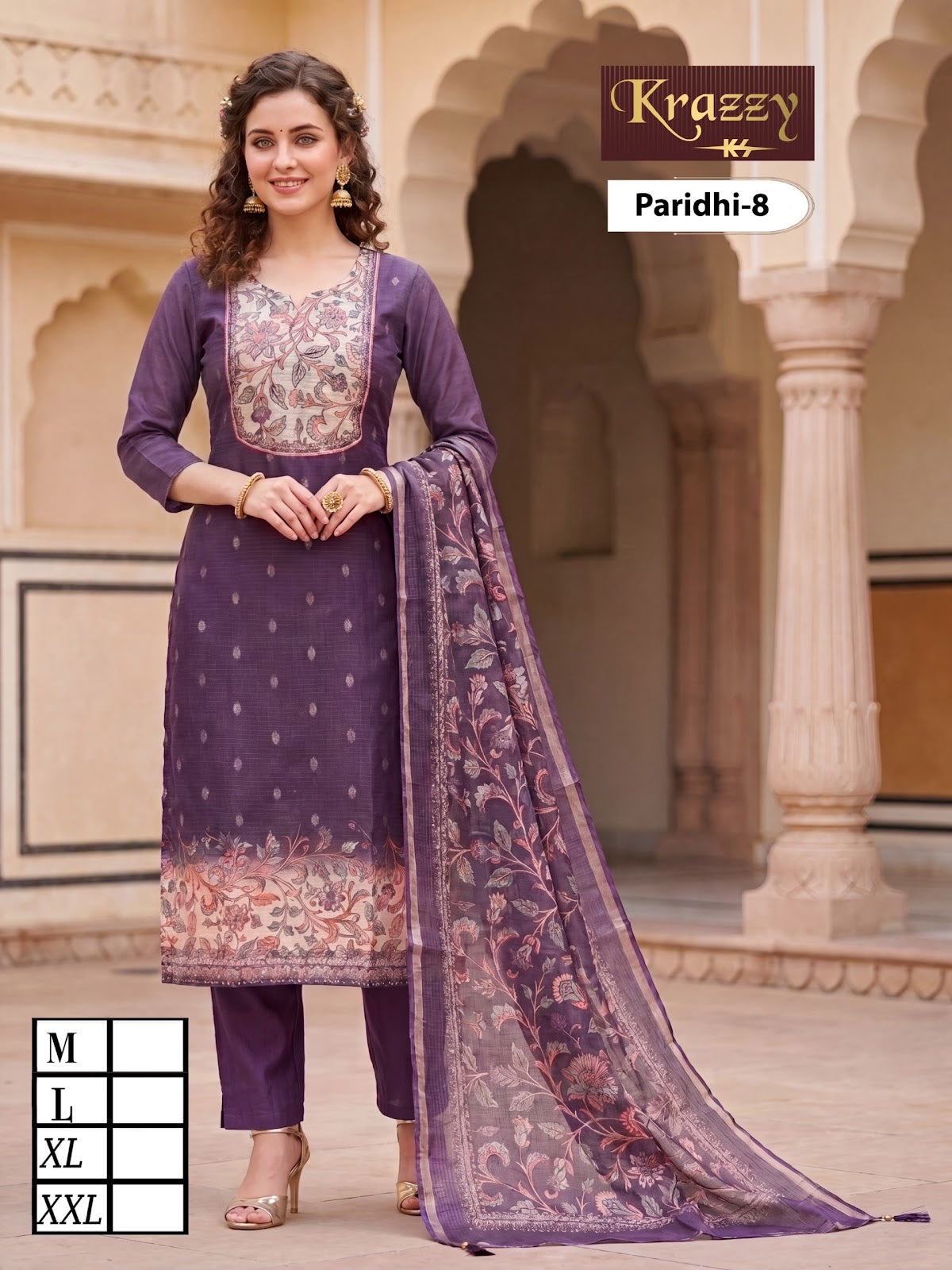 Paridhi Krazzy Kanha Readymade Pant Style Suits Manufacturer India