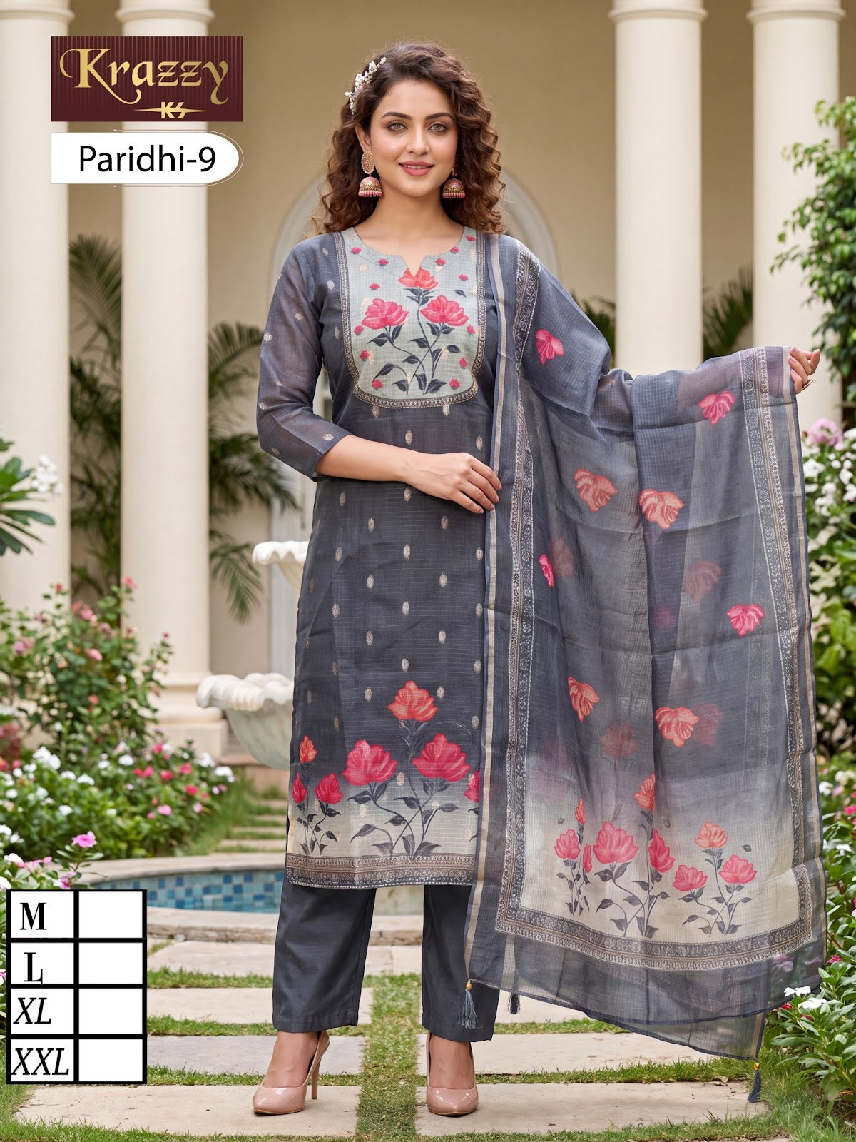 Paridhi Krazzy Kanha Readymade Pant Style Suits Manufacturer India