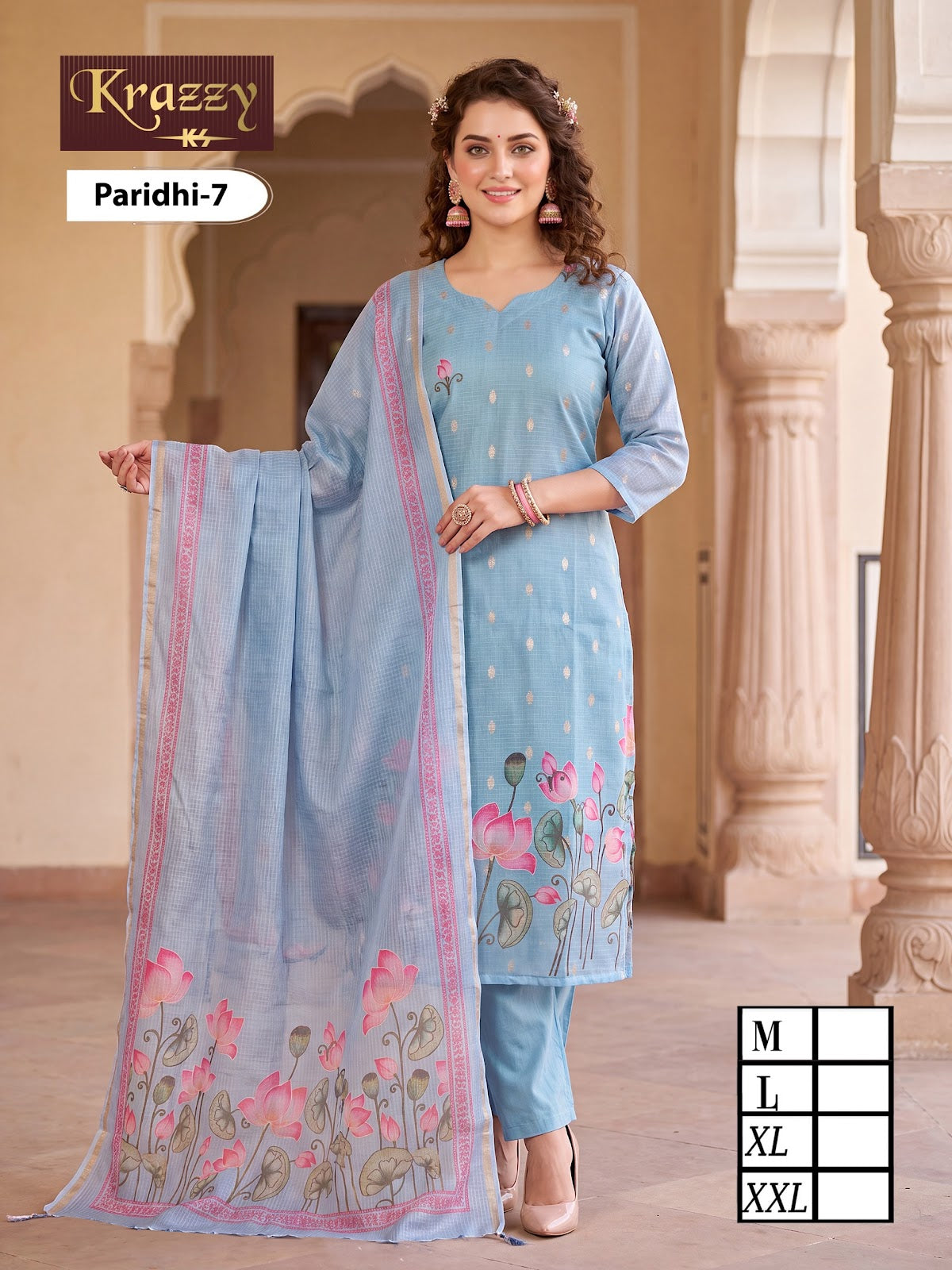 Paridhi Krazzy Kanha Readymade Pant Style Suits Manufacturer India