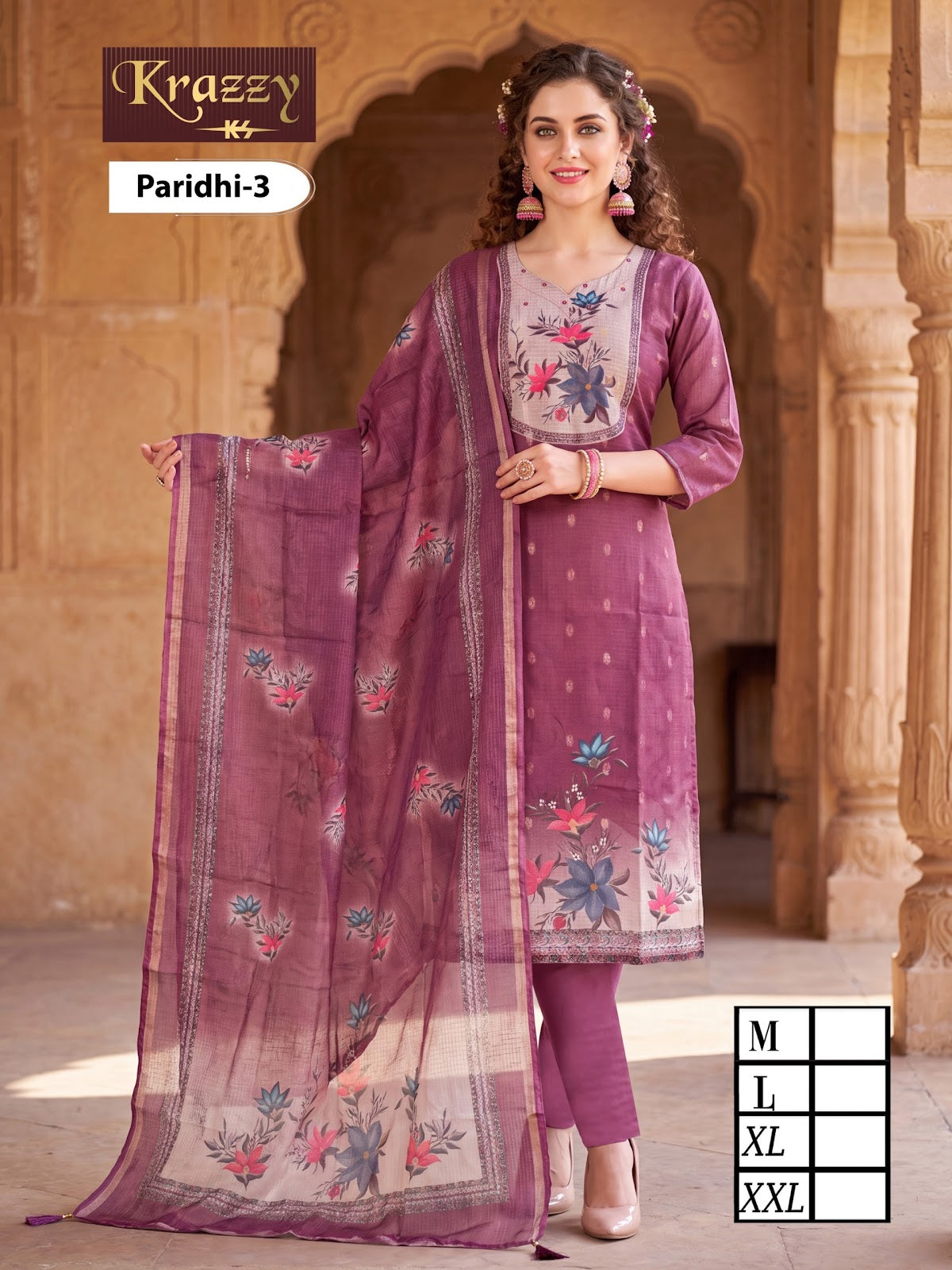 Paridhi Krazzy Kanha Readymade Pant Style Suits Manufacturer India