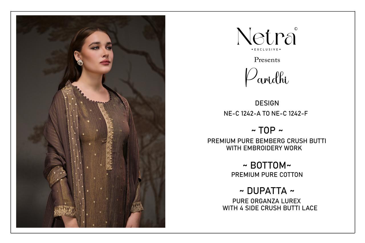 Paridhi Netra Bemberg Pant Style Suits Manufacturer