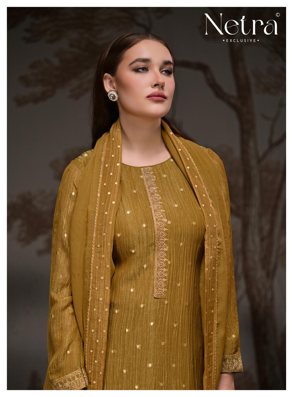 Paridhi Netra Bemberg Pant Style Suits Manufacturer