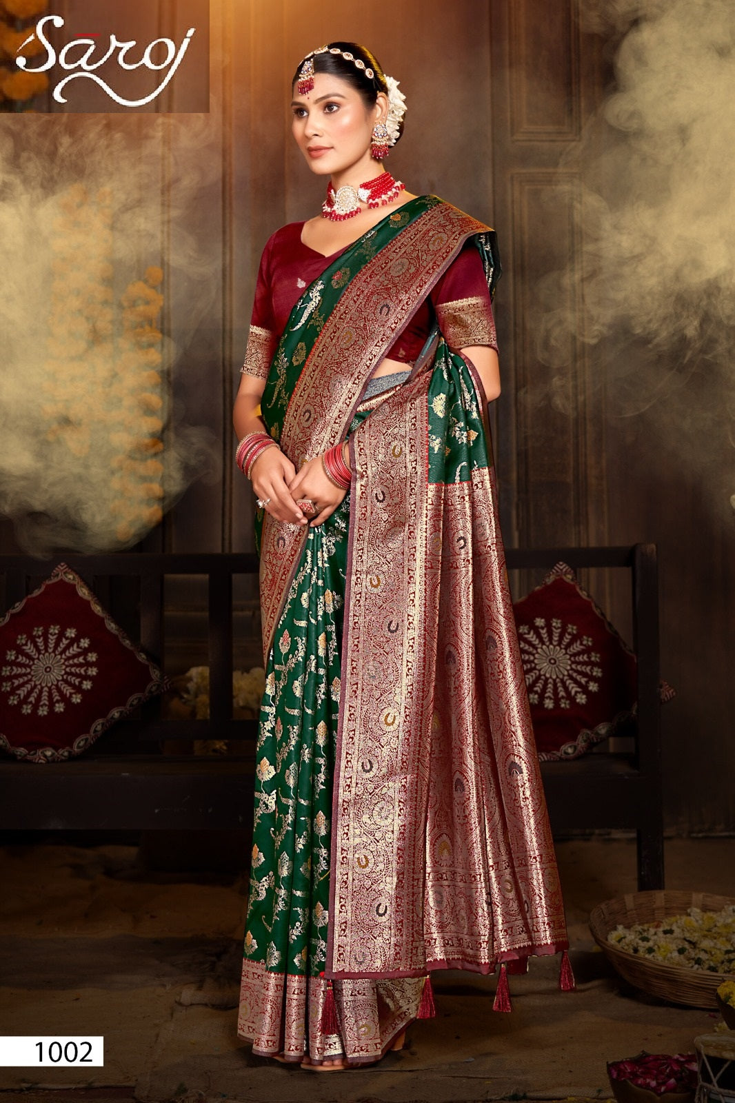 Paridhi Silk Saroski Vol 1 Saroj Sarees Exporter Ahmedabad