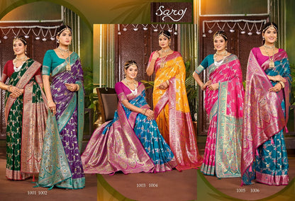 Paridhi Silk Saroski Vol 3 Saroj Sarees Wholesale Rate