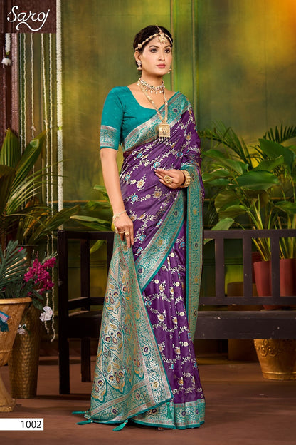 Paridhi Silk Saroski Vol 3 Saroj Sarees Wholesale Rate
