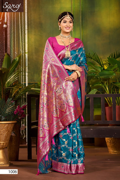 Paridhi Silk Saroski Vol 3 Saroj Sarees Wholesale Rate