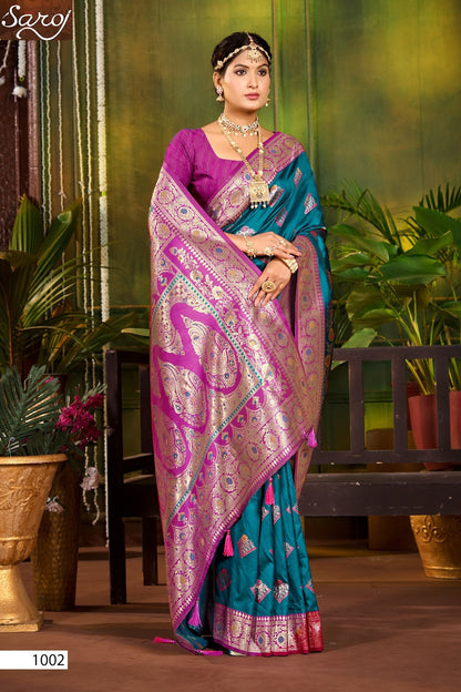 Paridhi Silk Saroski Vol 4 Saroj Sarees Manufacturer Ahmedabad