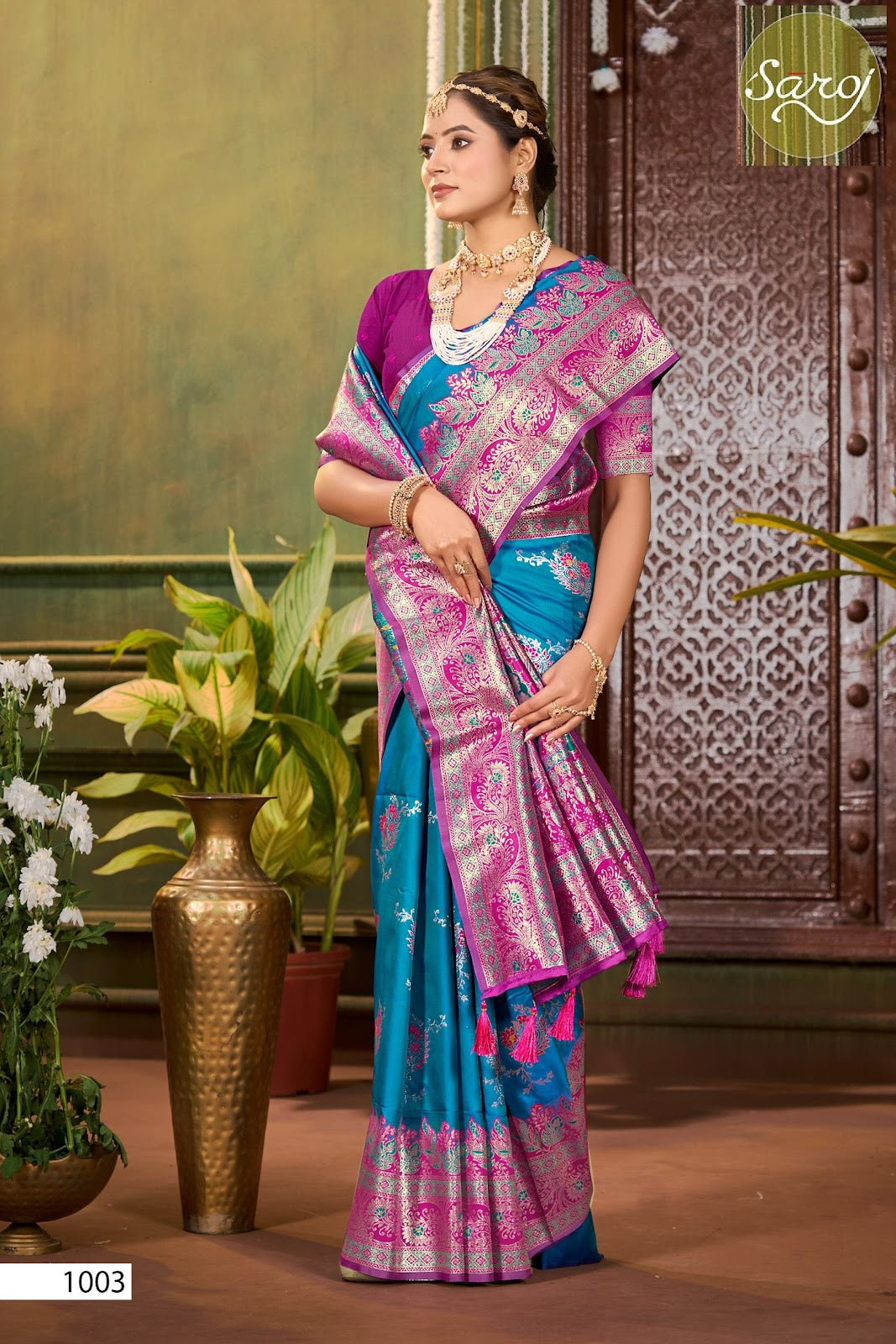 Paridhi Silk Saroski Vol 5 Saroj Sarees Supplier Ahmedabad