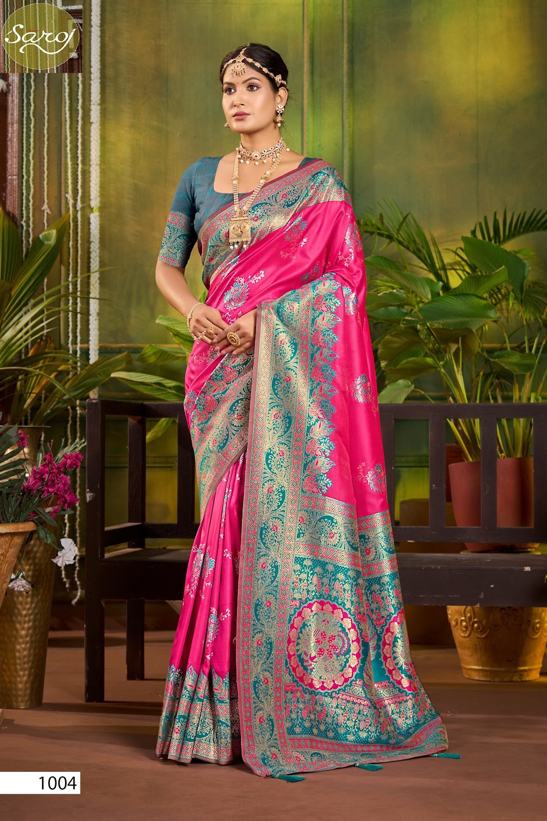 Paridhi Silk Saroski Vol 5 Saroj Sarees Supplier Ahmedabad