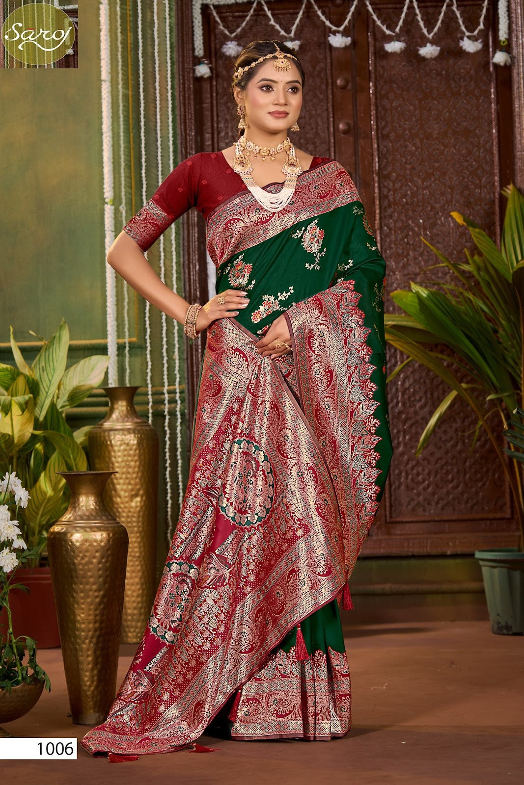 Paridhi Silk Saroski Vol 5 Saroj Sarees Supplier Ahmedabad