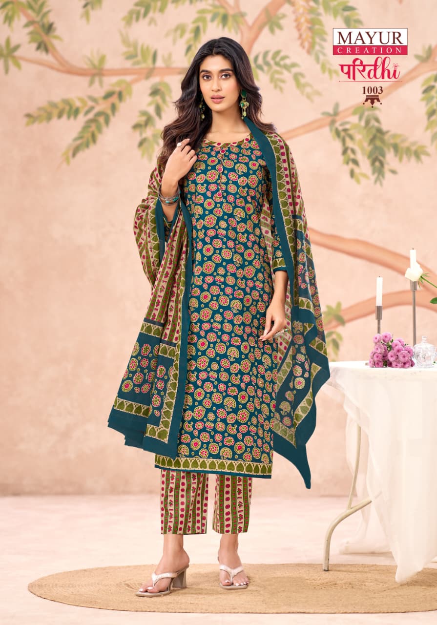 Paridhi Vol 1 Mayur Creation Cotton Dress Material Manufacturer India