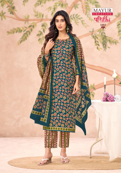 Paridhi Vol 1 Mayur Creation Cotton Dress Material Manufacturer India