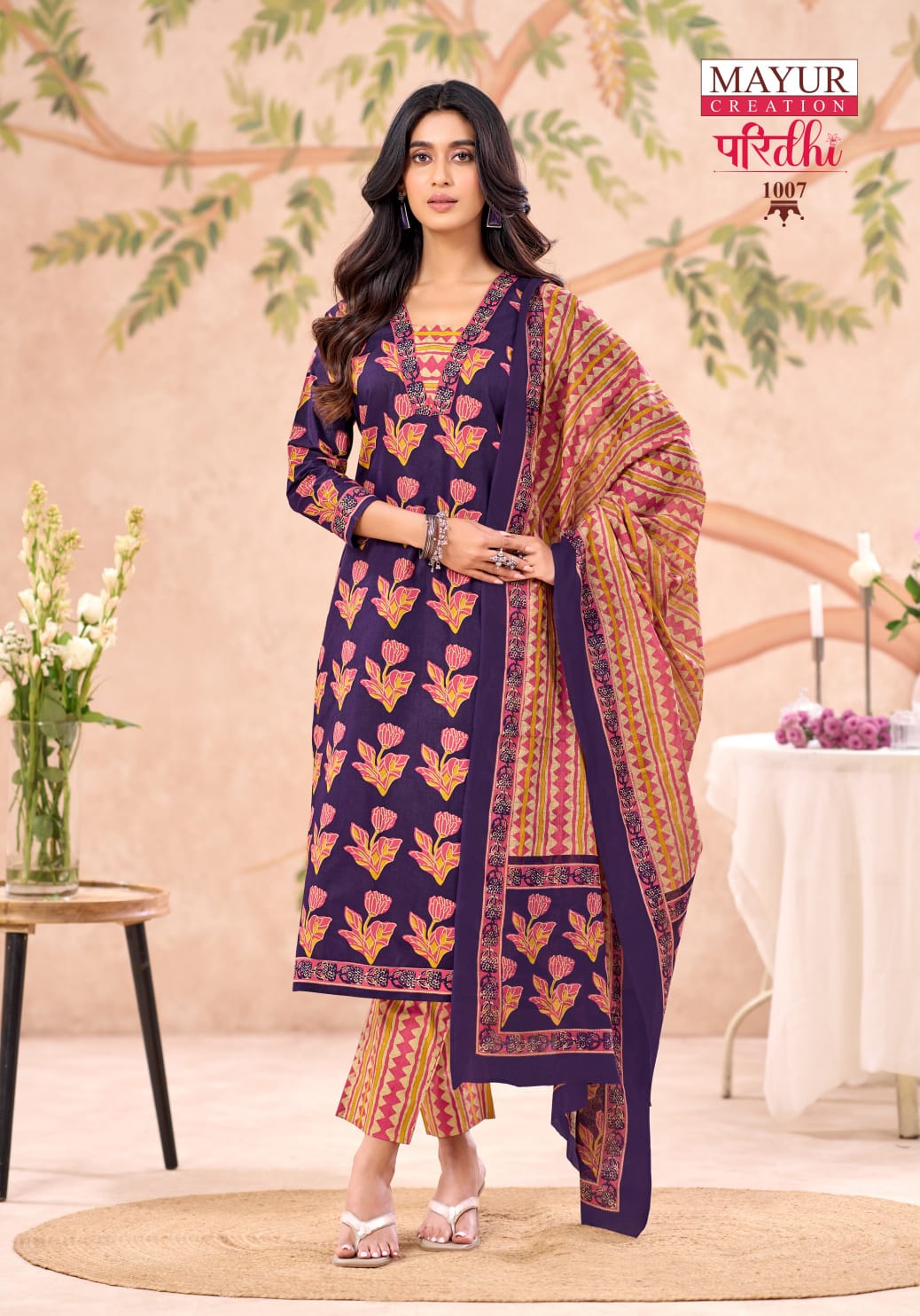 Paridhi Vol 1 Mayur Creation Readymade Cotton Pant Suits Wholesale Price