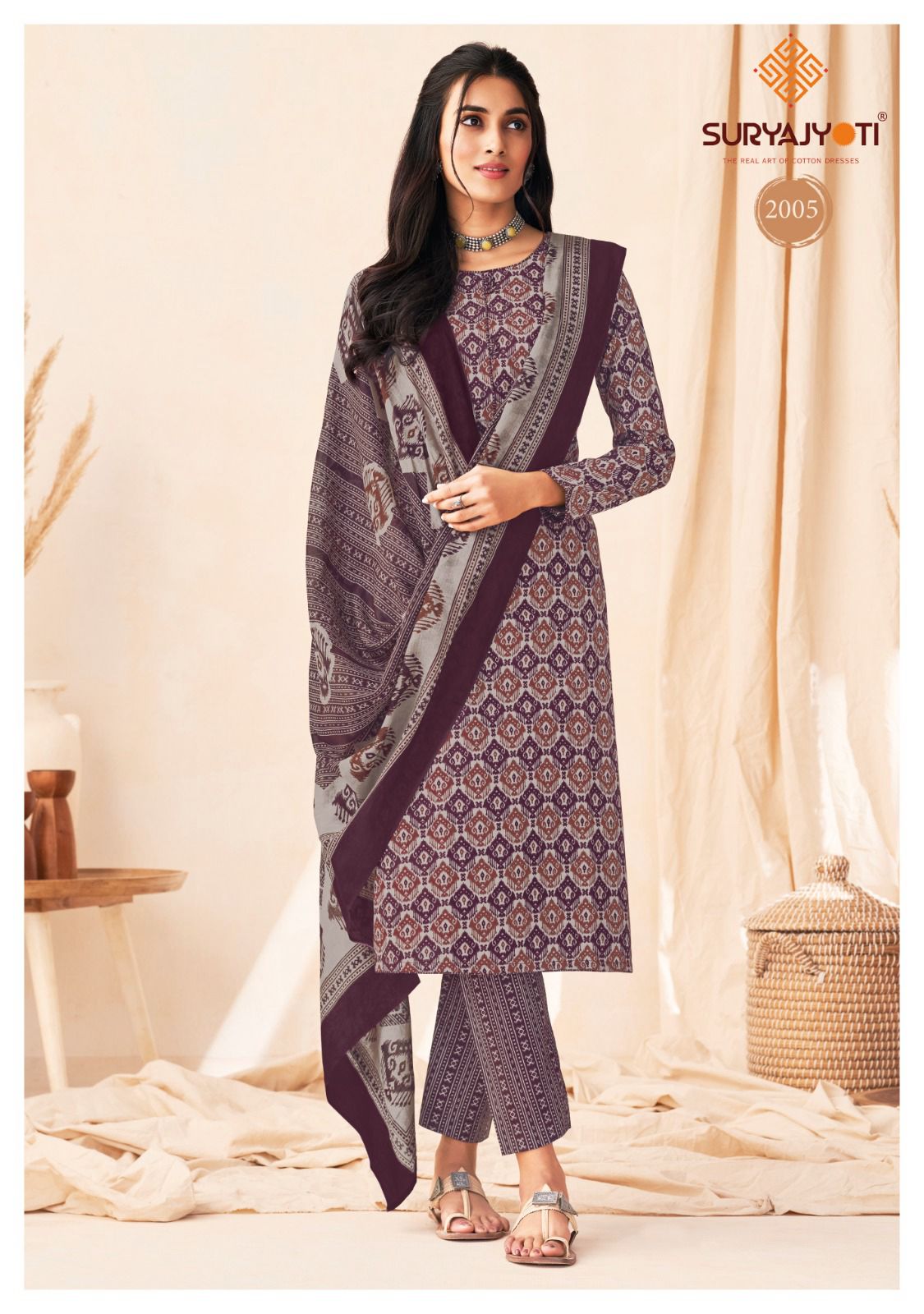 Paridhi Vol 2 Suryajyoti Readymade Cotton Pant Suits Exporter India