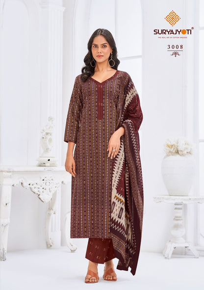 Paridhi Vol 3 Suryajyoti Cotton Dress Material Wholesaler India