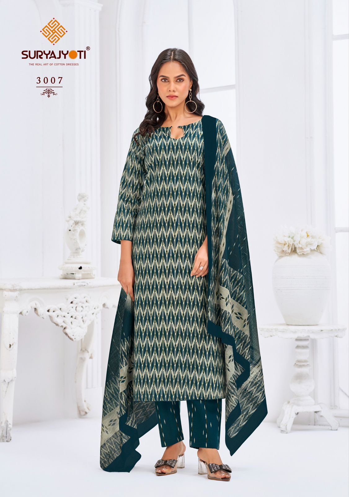Paridhi Vol 3 Suryajyoti Cotton Dress Material Wholesaler India