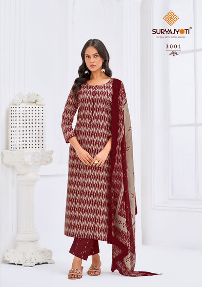 Paridhi Vol 3 Suryajyoti Cotton Dress Material Wholesaler India