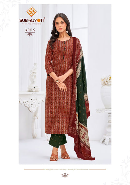 Paridhi Vol 3 Suryajyoti Cotton Dress Material Wholesaler India
