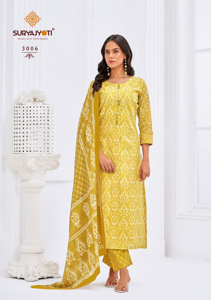 Paridhi Vol 3 Suryajyoti Cotton Dress Material Wholesaler India