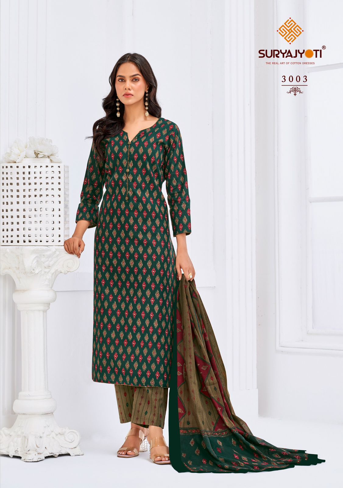 Paridhi Vol 3 Suryajyoti Readymade Cotton Pant Suits Wholesale Price