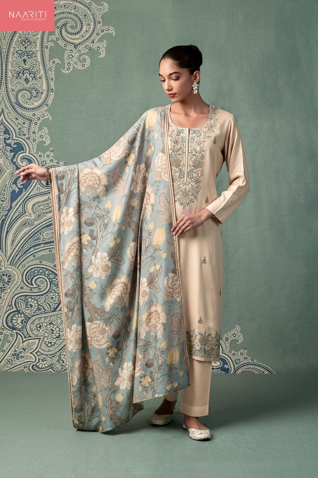 Parim Naariti Pashmina Suits Wholesaler