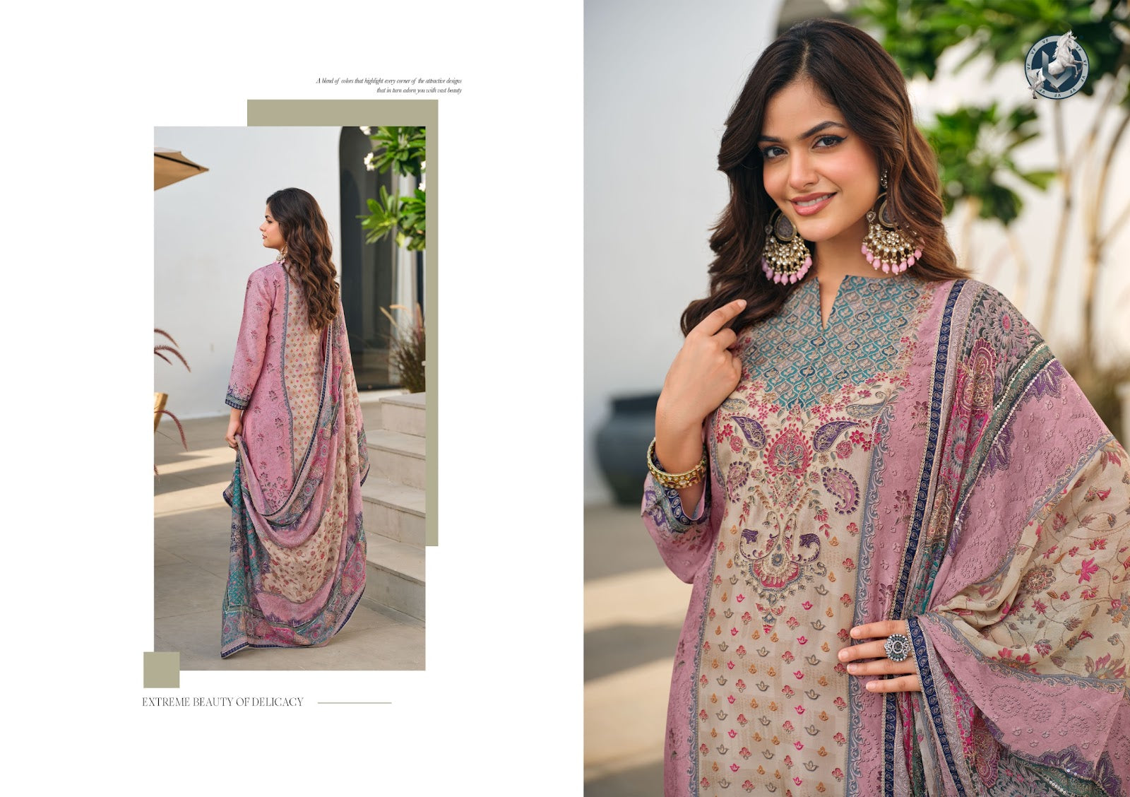 Parina Vol 27 Vivek Premium Bemberg Pant Style Suits Supplier Gujarat