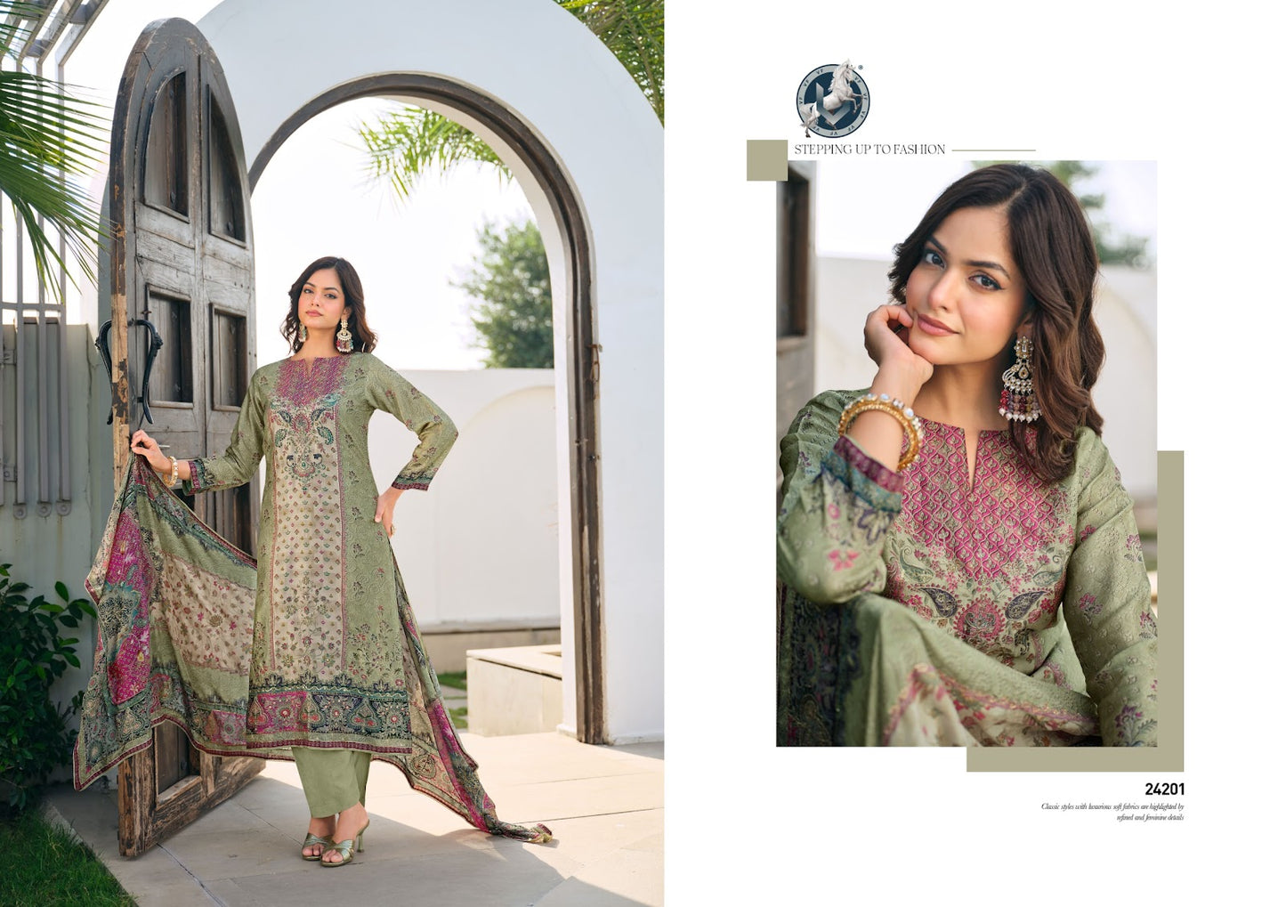 Parina Vol 27 Vivek Premium Bemberg Pant Style Suits Supplier Gujarat