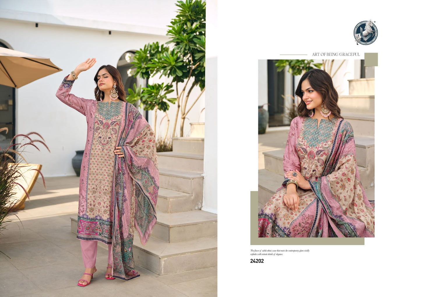 Parina Vol 27 Vivek Premium Bemberg Pant Style Suits Supplier Gujarat