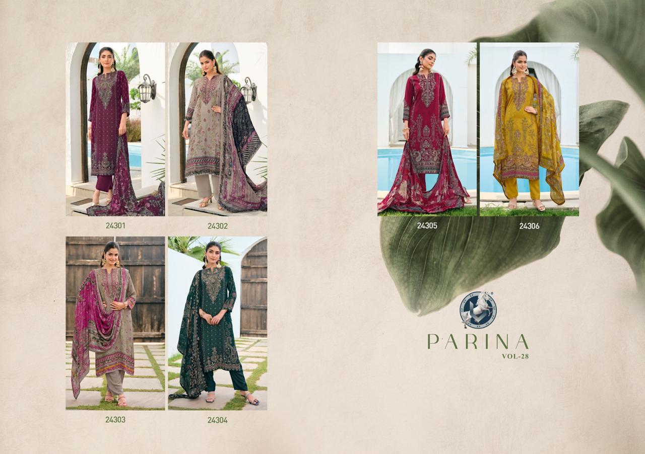 Parina Vol 28 Vivek Pant Style Suits Supplier India