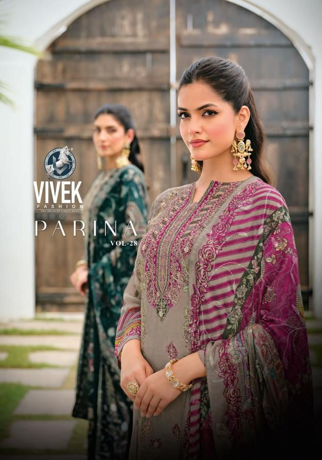 Parina Vol 28 Vivek Pant Style Suits Supplier India