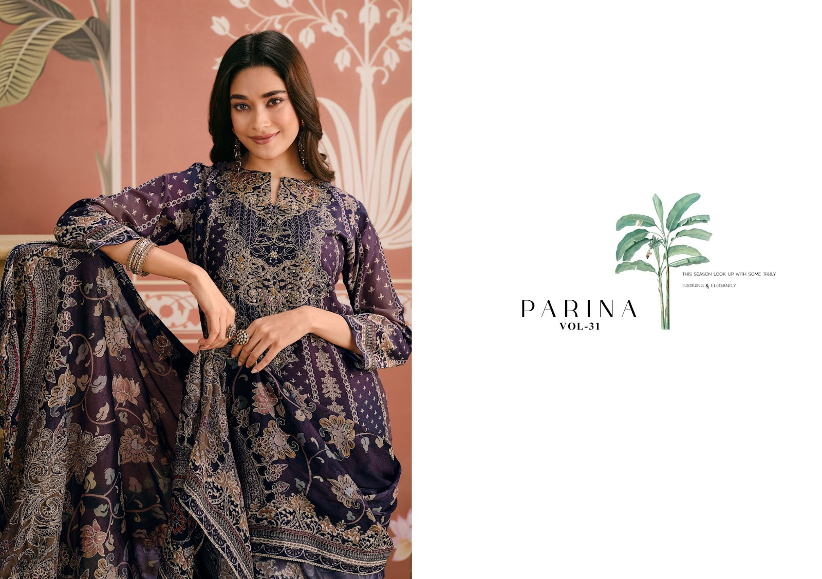Parina Vol 31 Vivek Modal Silk Pant Style Suits Manufacturer India