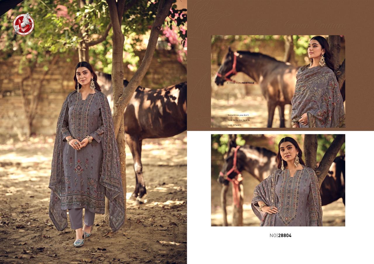 Parina Vol 35 Vivek Modal Silk Pant Style Suits Exporter Ahmedabad