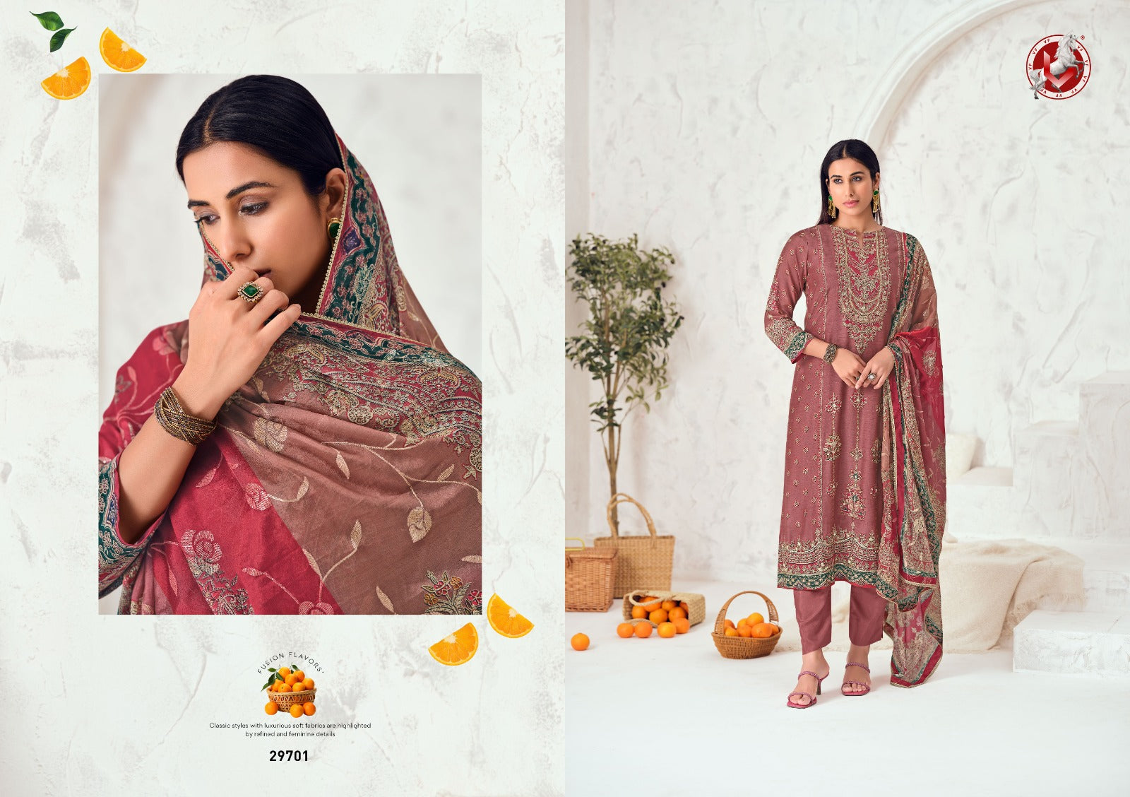 Parina Vol 36 Vivek Modal Silk Pant Style Suits Exporter India