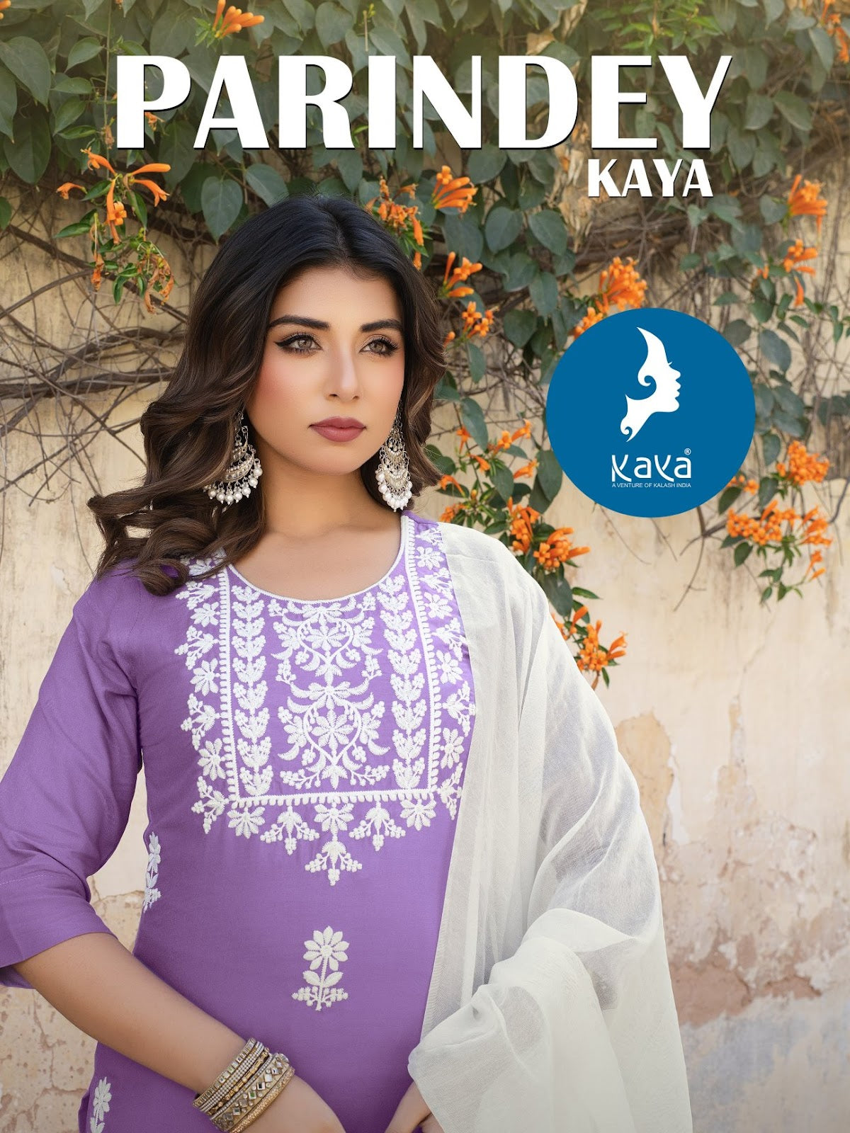 Parindey Kaya Reyon Readymade Pant Style Suits Exporter