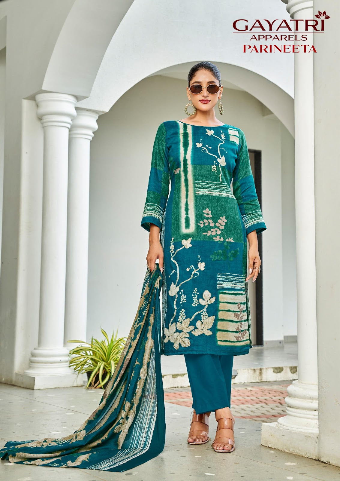 Parineeta Vol 1 Gayatri Jam Cotton Pant Style Suits Wholesale Price