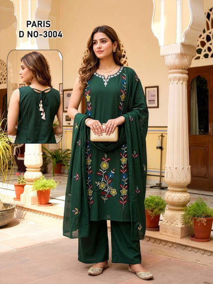 Paris Prmnt Dhabu Readymade Plazzo Style Suits Manufacturer India
