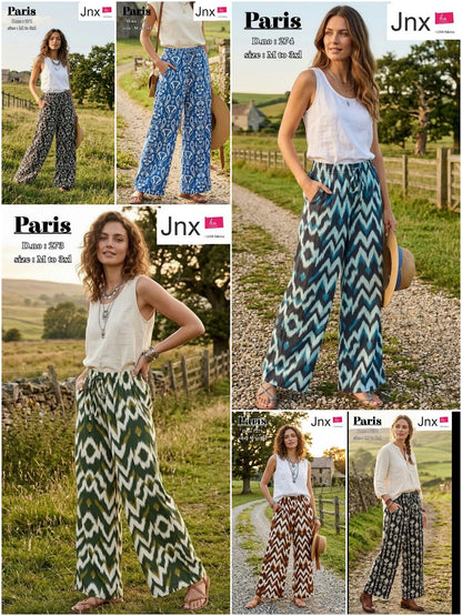 Paris With Pocket 0309 Jnx Rayon Branded Palazzo Manufacturer Gujarat