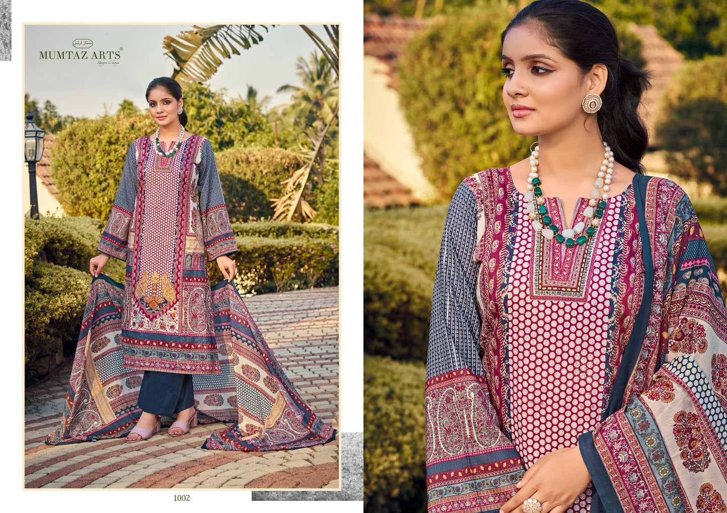 Parishi Mumtaz Arts Jam Satin Karachi Salwar Suits Manufacturer India