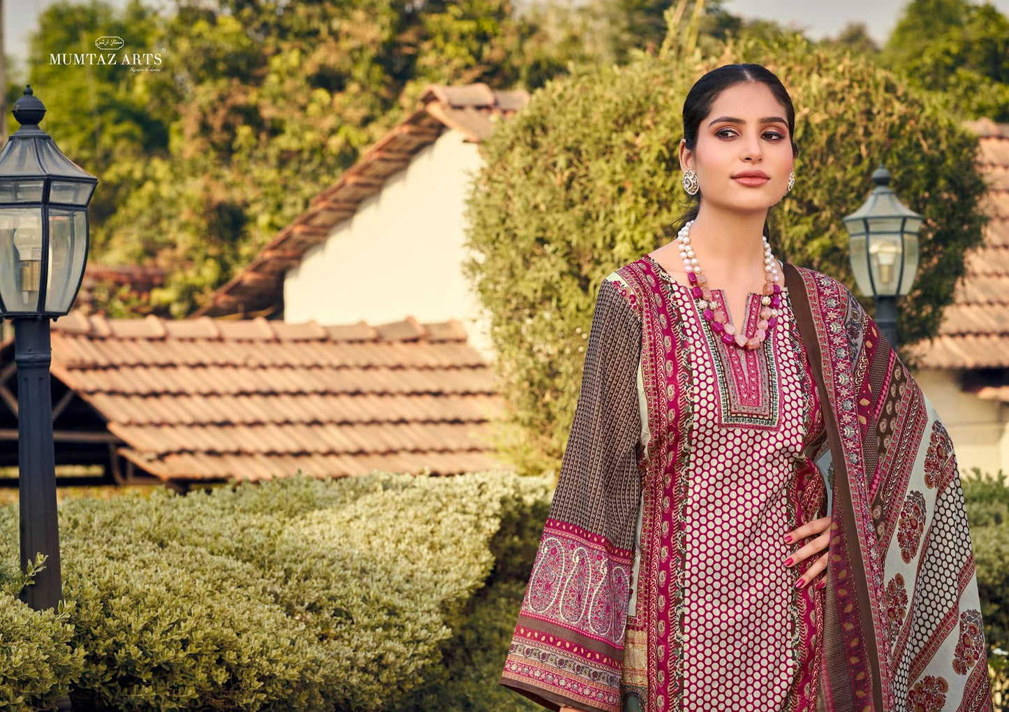 Parishi Mumtaz Arts Jam Satin Karachi Salwar Suits Manufacturer India