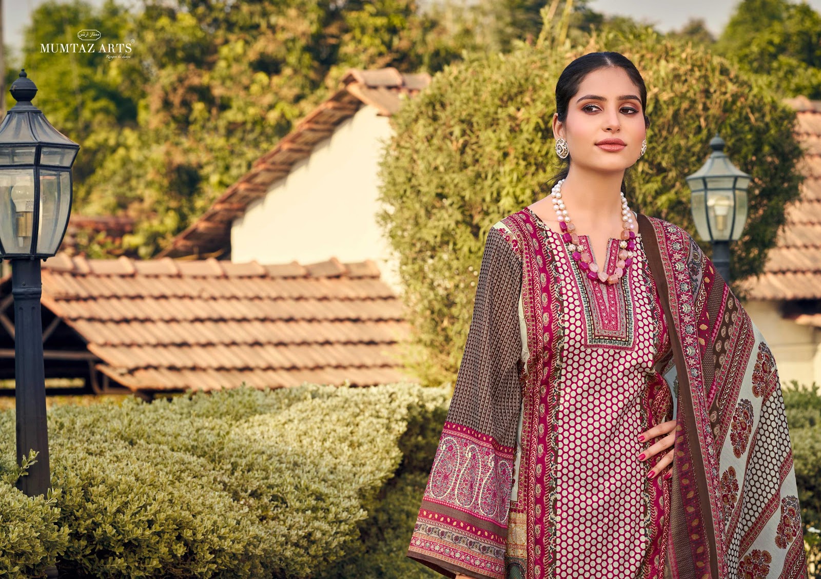 Parishi Mumtaz Arts Jam Satin Karachi Salwar Suits Manufacturer India