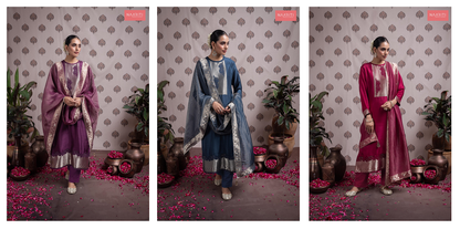 Parishi Naariti Pure Silk Pant Style Suits Wholesale Price