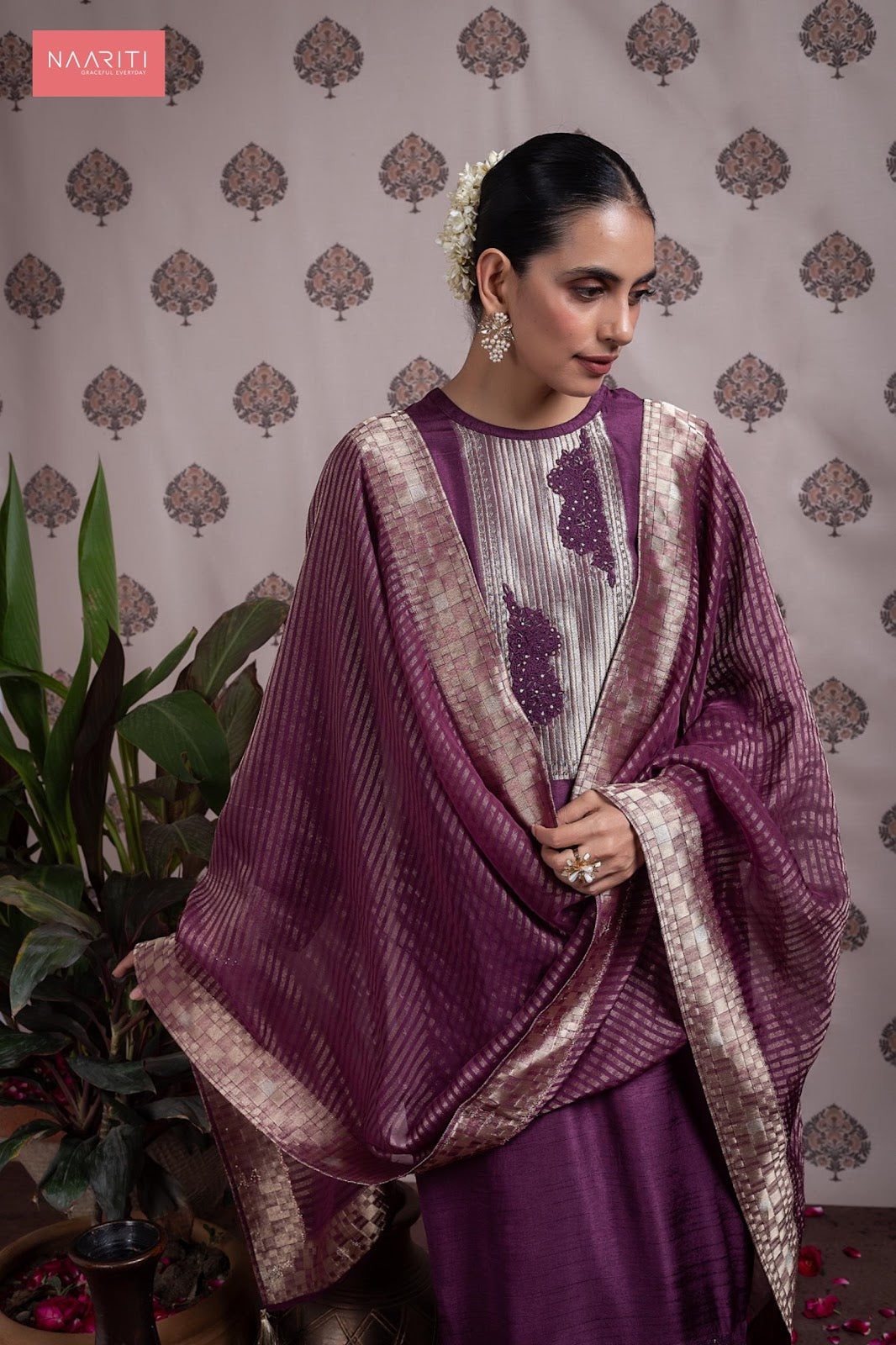 Parishi Naariti Pure Silk Pant Style Suits Wholesale Price