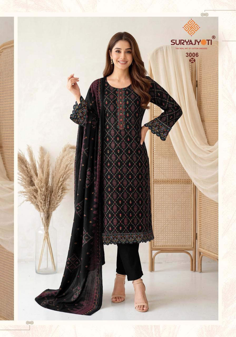 Pariza Advance Vol 3 Suryajyoti Readymade Cotton Pant Suits Supplier Ahmedabad